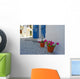 Beautiful White Streets Greece Wall Decal