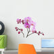Violet Orchid Flower Wall Decal
