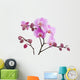Violet Orchid Flower Wall Decal