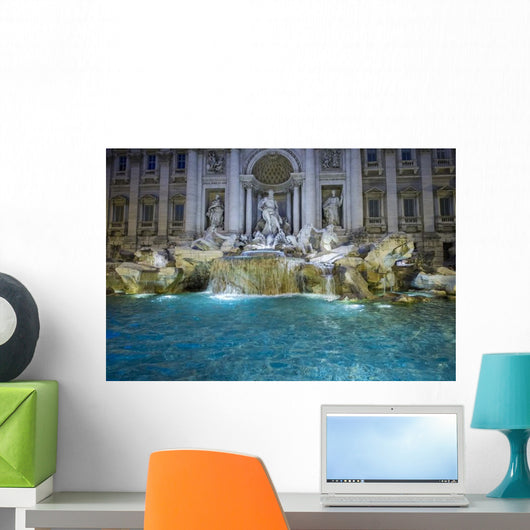 Wide Angle Famous Trevi Wall Decal