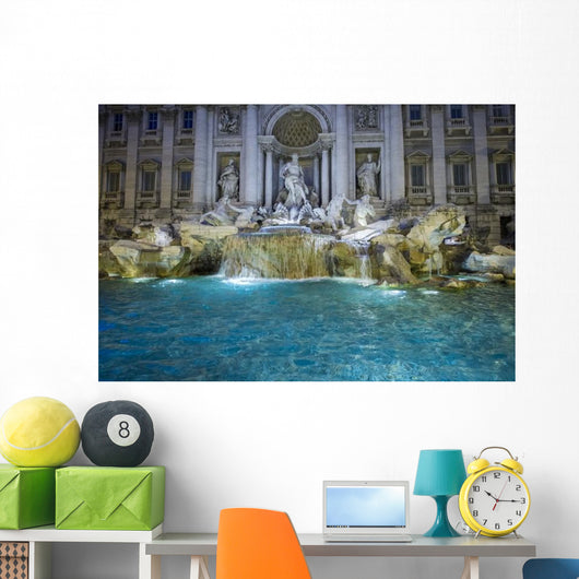 Wide Angle Famous Trevi Wall Decal