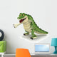 Croc Looking Mad Wall Decal
