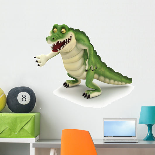 Croc Looking Mad Wall Decal