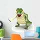 Croc Looking Mad Wall Mural
