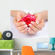 Beautiful Woman's Hands with Wall Decal
