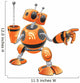 Orange RSS Robot Concept Wall Decal