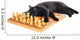 Napping Chessboard Cat Wall Decal