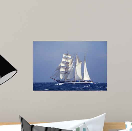 Tall Ship Sea 2 Wall Decal