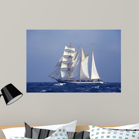 Tall Ship Sea 2 Wall Decal