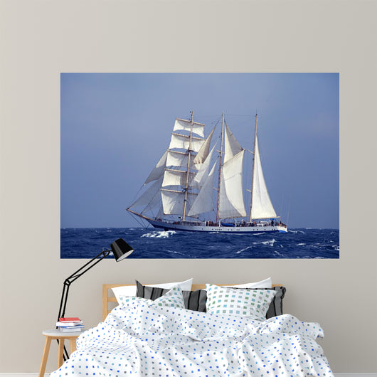 Tall Ship Sea 2 Wall Decal