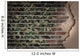 Dark Brick Wall with Wall Decal