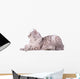 Gray Tabby Cat European Wall Decal