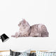 Gray Tabby Cat European Wall Decal