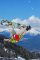 Kunstsnowboarder Wall Decal