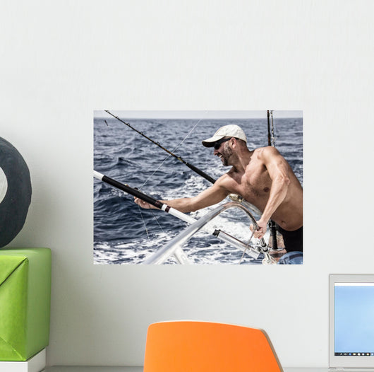 Fisherman Wall Mural