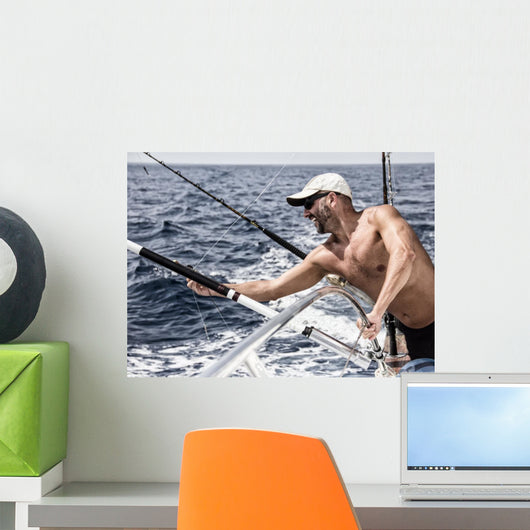 Fisherman Wall Mural