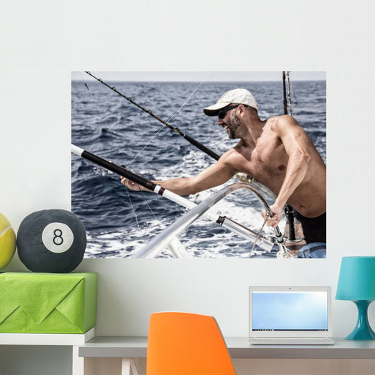 Fisherman Wall Mural