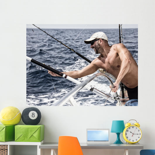 Fisherman Wall Mural