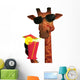 Relaxation Giraffe Wall Decal