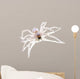 Translucent Spider White Wall Decal