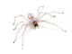 Translucent Spider White Wall Decal