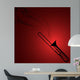 Trombone with Musical Symbols Wall Decal