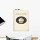 painted cookbook with bookmarks Wall Decal