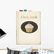 painted cookbook with bookmarks Wall Decal