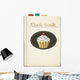 painted cookbook with bookmarks Wall Decal