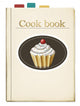 Painted Cookbook With Bookmarks Wall Decal