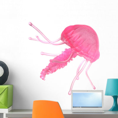 Medusa Wall Decal shown on a wall
