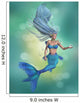 Mermaid in Blue Wall Mural