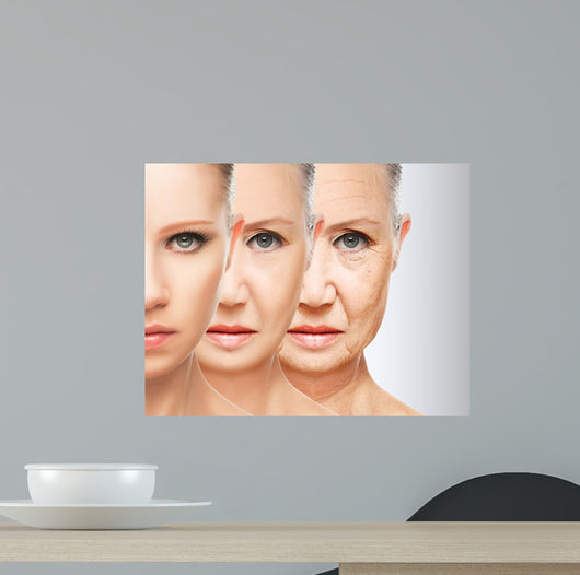 Beauty Concept Skin Aging Wall Decal