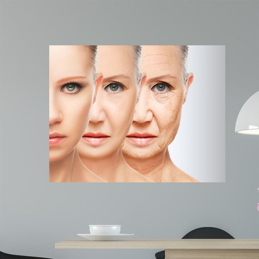 Beauty Concept Skin Aging Wall Decal
