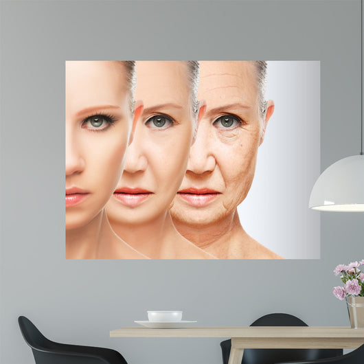 Beauty Concept Skin Aging Wall Decal