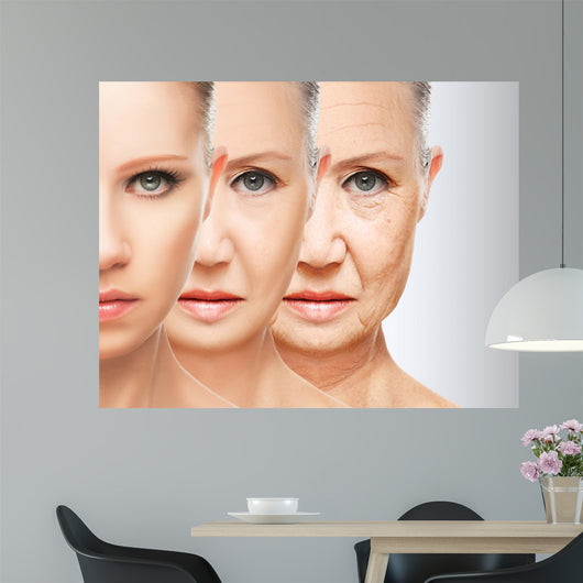 Beauty Concept Skin Aging Wall Decal