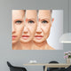 Beauty Concept Skin Aging Wall Decal