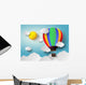 Hot air balloon Wall Mural