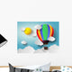 Hot air balloon Wall Mural