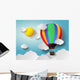 Hot air balloon Wall Mural