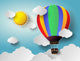 Hot Air Balloon Wall Decal