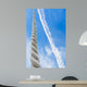 Rope Rises to Blue Wall Decal