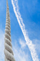 Rope Rises to Blue Wall Decal