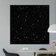 Black Space with Many Wall Decal