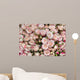 L White-pink Roses Wall Decal
