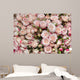 L White-pink Roses Wall Decal