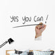 Yes You Can Wall Decal