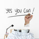 Yes You Can Wall Decal