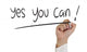 Yes You Can Wall Decal