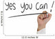 Yes You Can Wall Decal